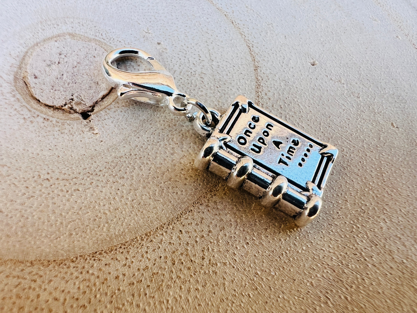 Small, Book Lover Pet Collar Charm - Dog and Cat Collar Charm