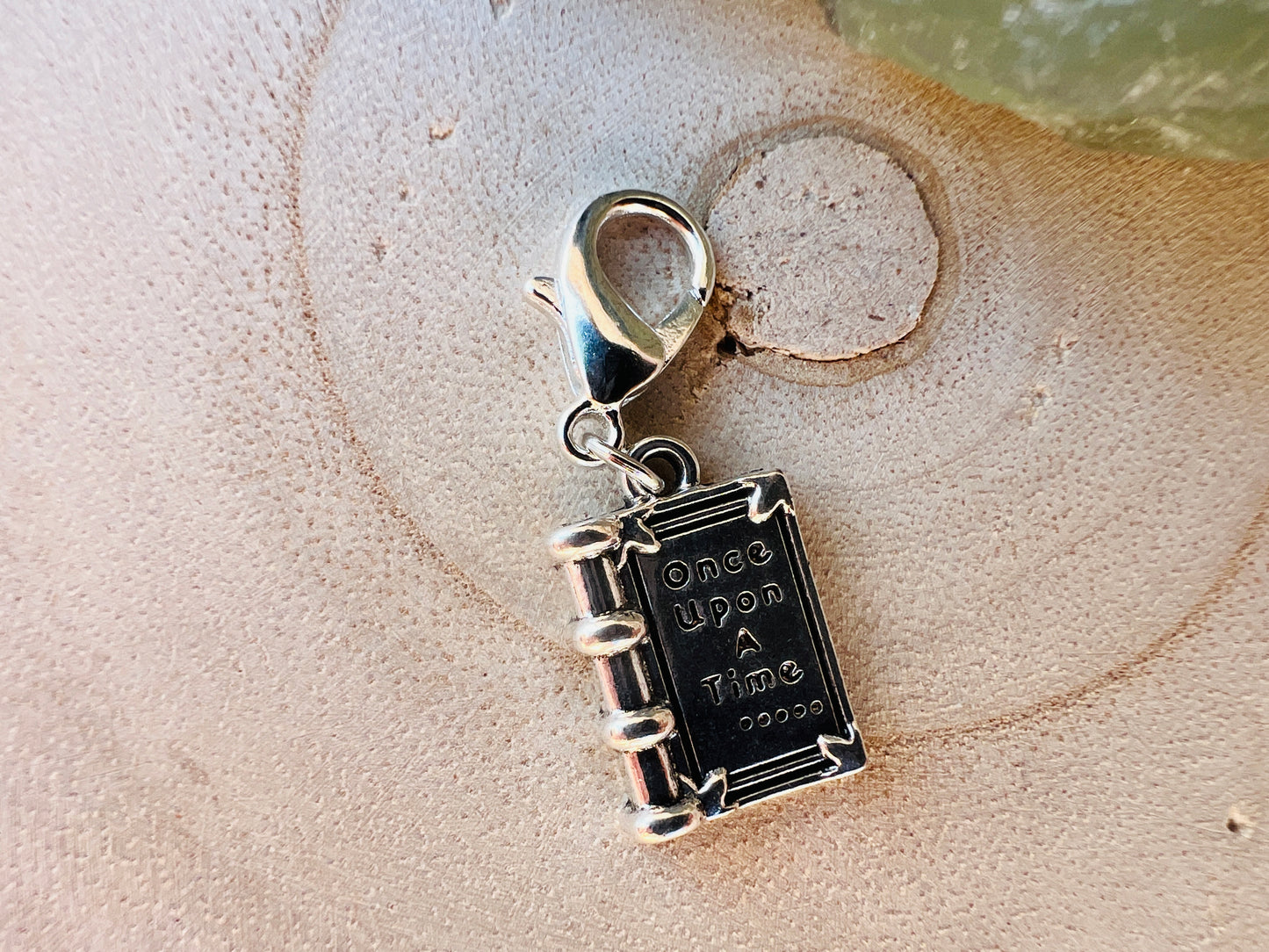 Small, Book Lover Pet Collar Charm - Dog and Cat Collar Charm