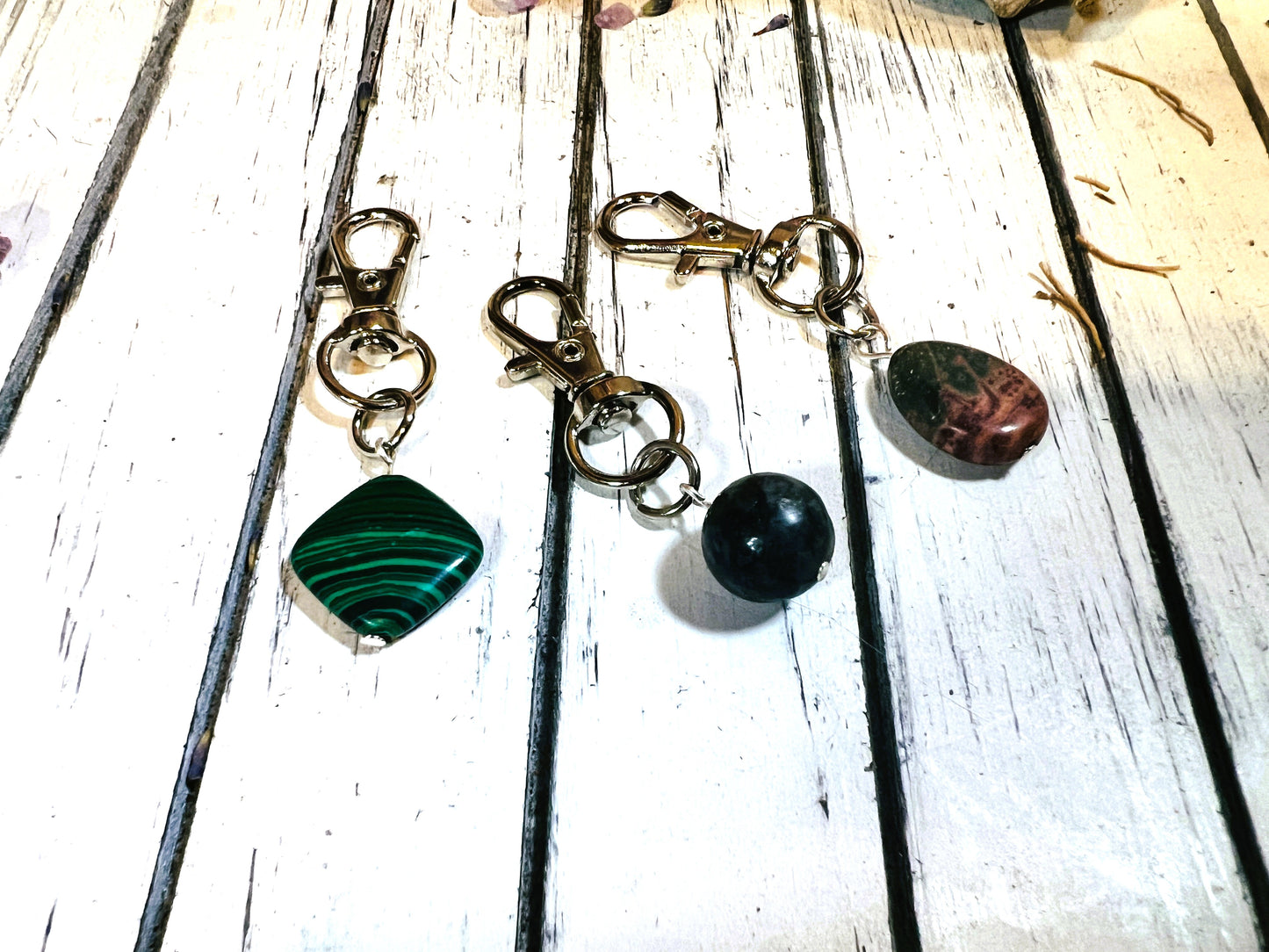 Chunky Gemstone Pet Collar Charm