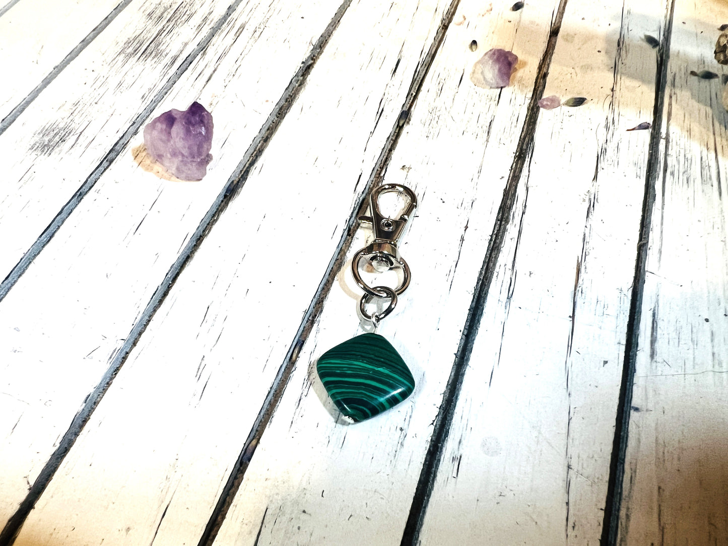 Chunky Gemstone Pet Collar Charm