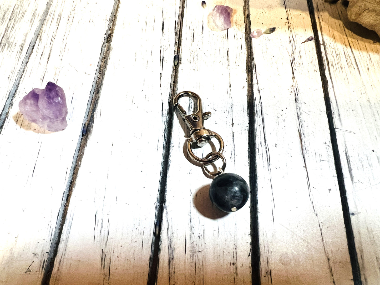 Chunky Gemstone Pet Collar Charm