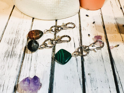 Chunky Gemstone Pet Collar Charm