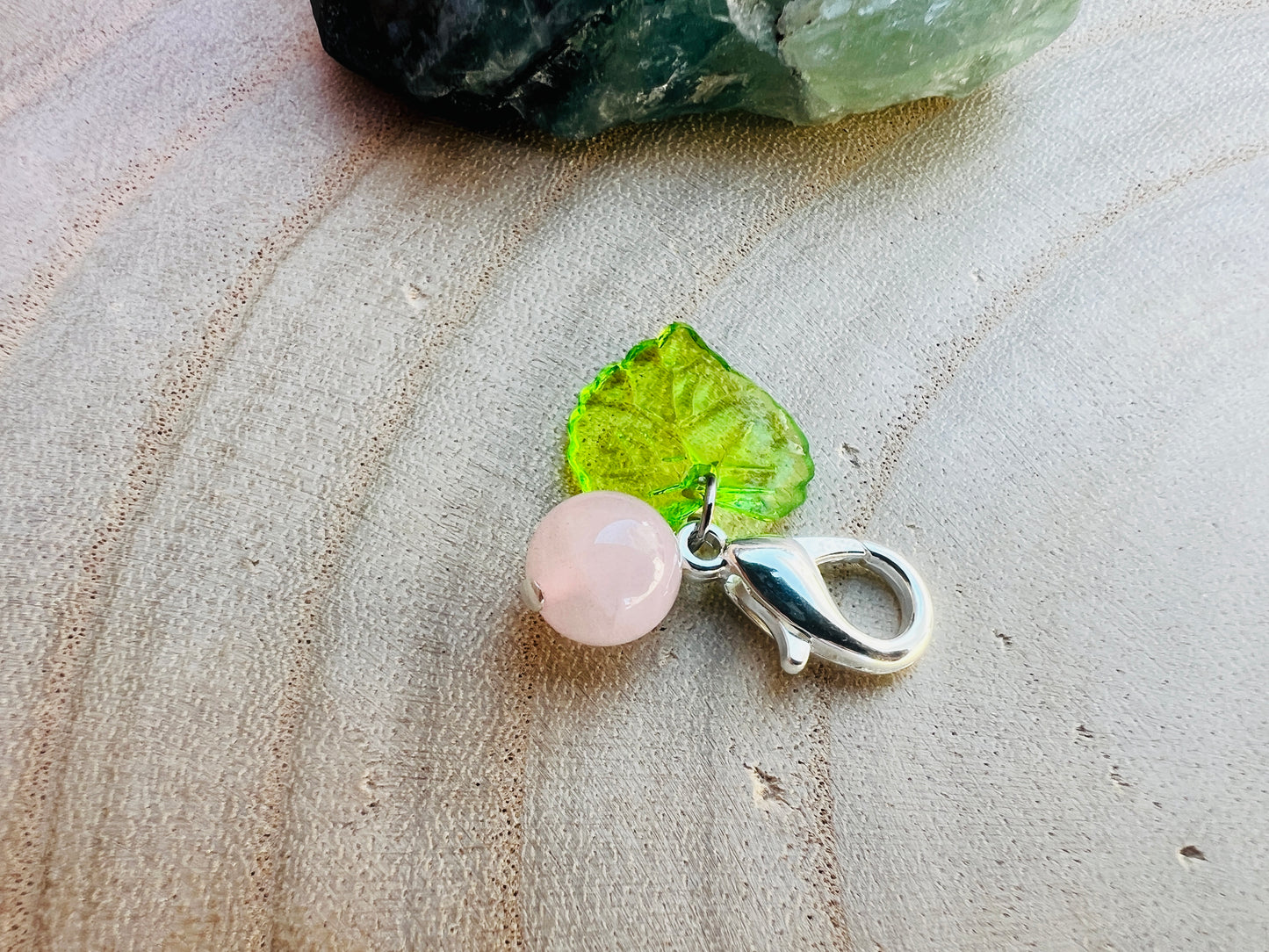 Nature Inspired, Simple Pet Collar Charm - Animal Healing Crystal