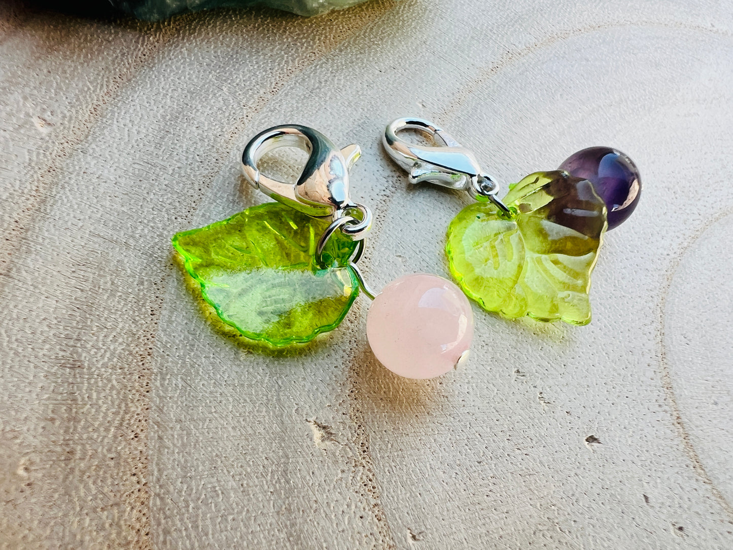 Nature Inspired, Simple Pet Collar Charm - Animal Healing Crystal