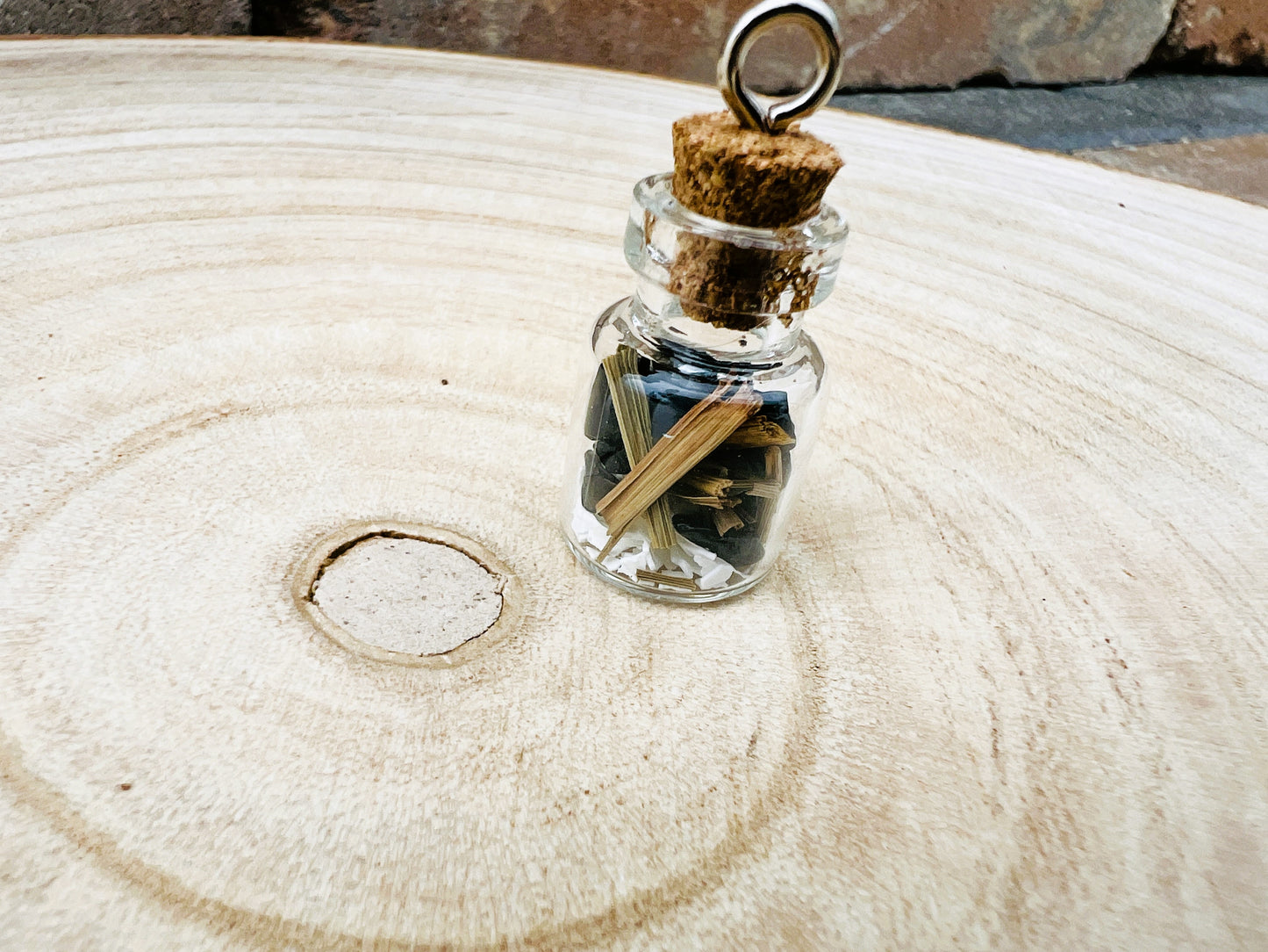 Protection Spell Jar Necklace | Pagan Jewelry